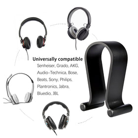 SAMDI curved-contact stand protects the headband during placement.