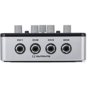 Samson QH4 in studio use with musicians monitoring through headphones for clear playback