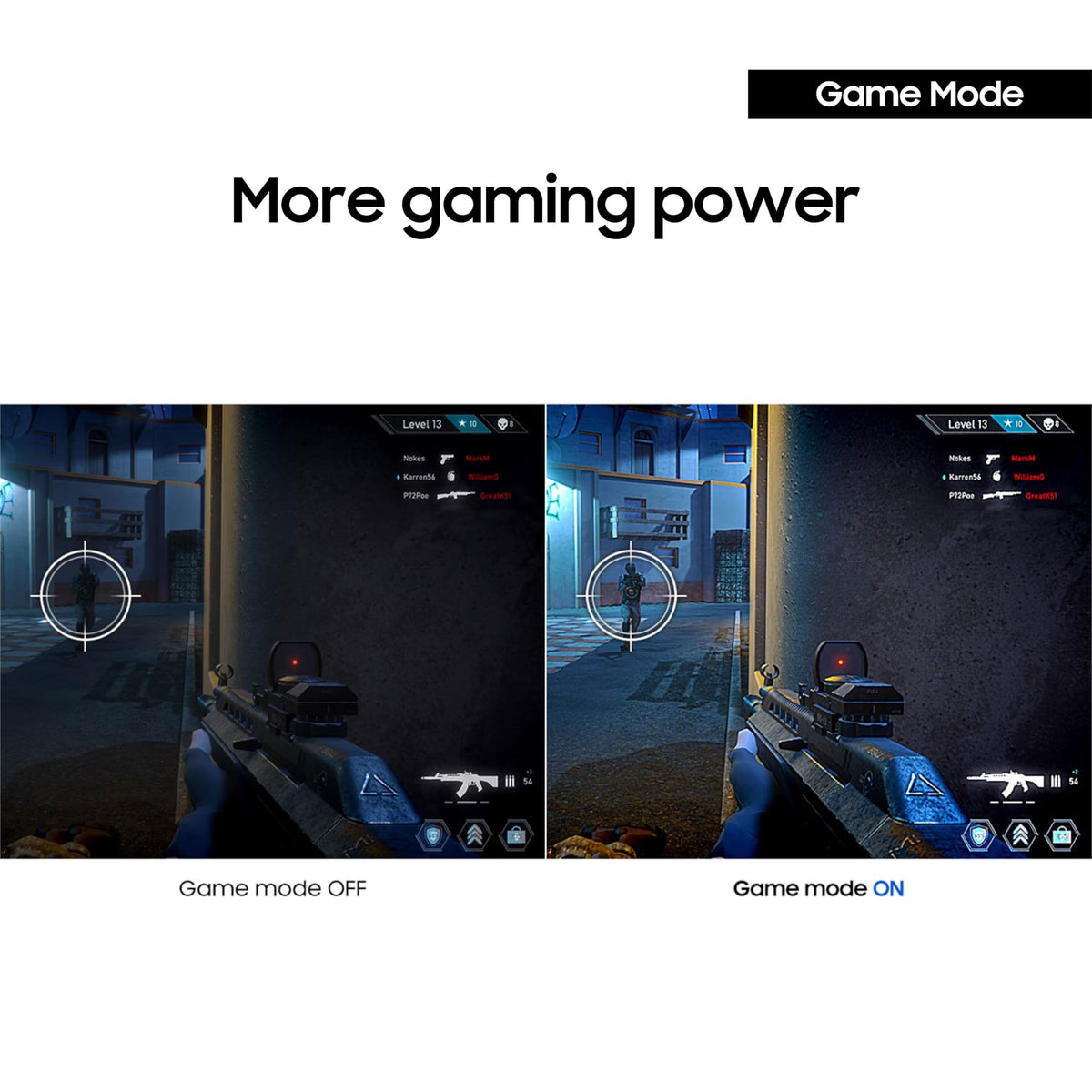 Samsung 24 Essential Monitor eye care mode reduces blue light for longer sessions.