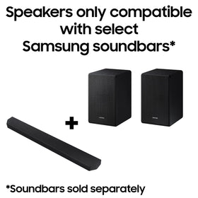 SWA-9500S rear speaker kit integration into a home theater setup