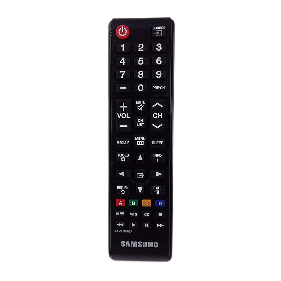 Samsung AA59-00666A front view showing buttons and easy replacement benefit