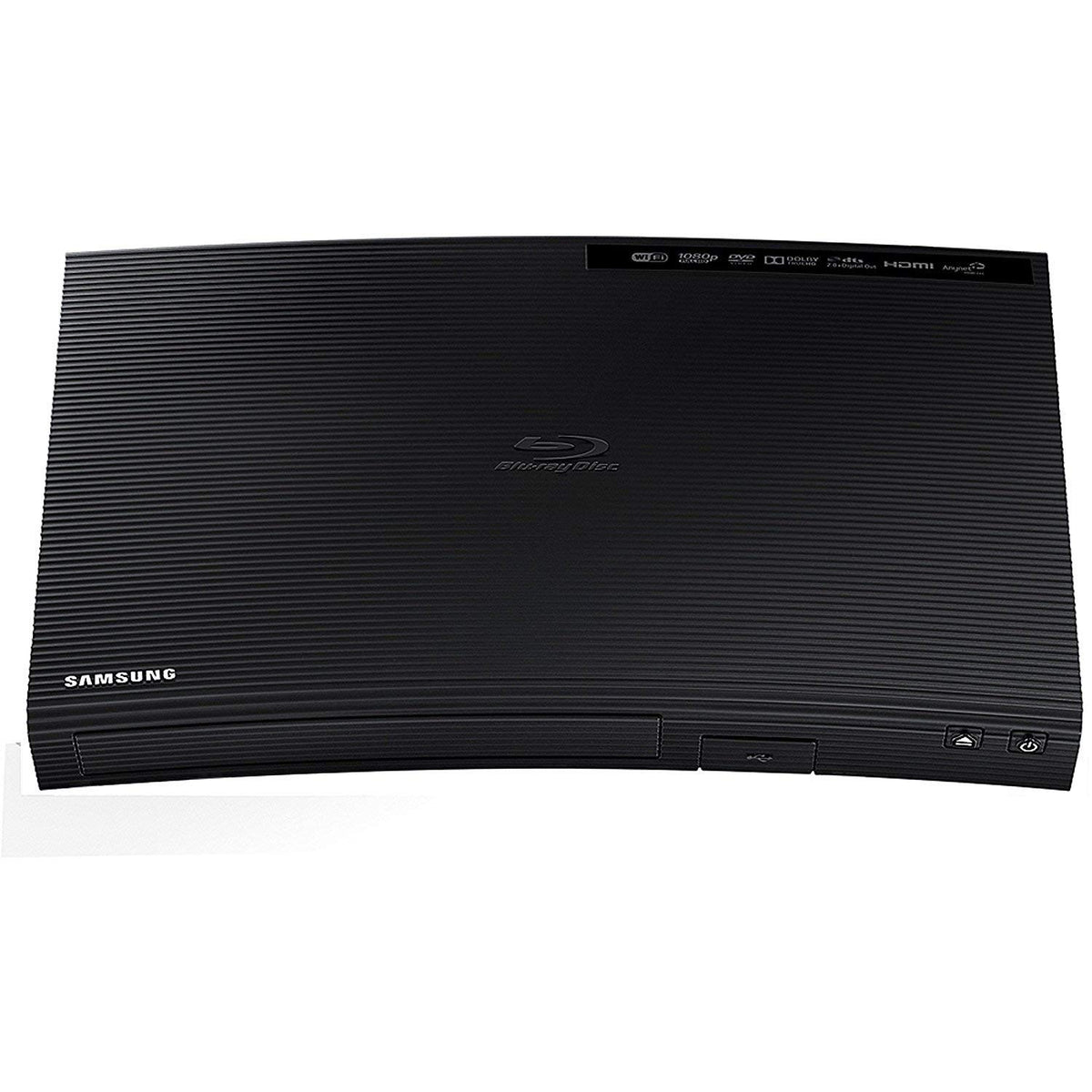 Samsung Blu-ray Disc Player back panel showing ports for flexible home theater setup.