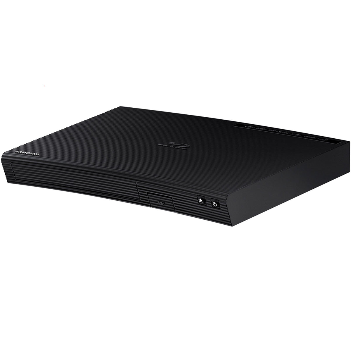 Samsung Blu-ray player rear panel highlighting HDMI output for high-quality connection