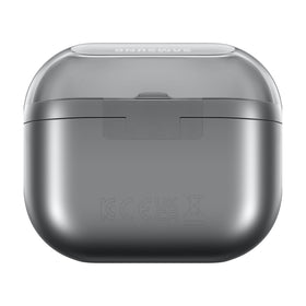 Samsung Buds3 Pro charging case side view showing slim profile