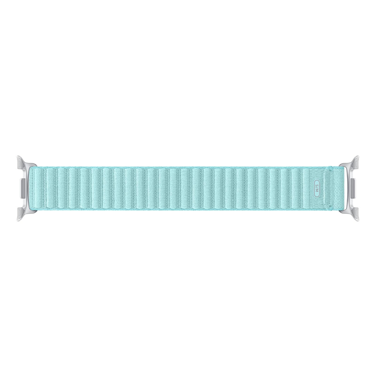 Samsung fabric band Velcro closure detail demonstrating adjustable secure fit
