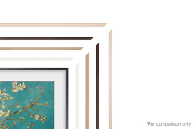 Samsung The Frame bezel in brown delivers a subtle, timeless accent.