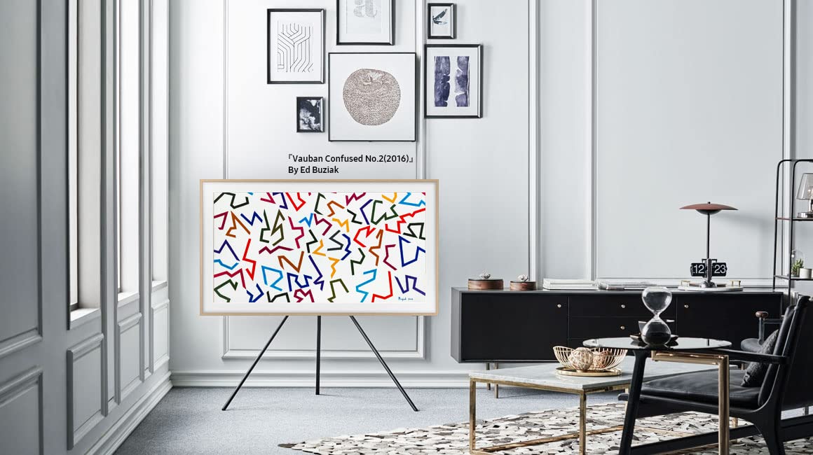 Samsung The Frame bezel installation is effortless thanks to magnetized alignment.