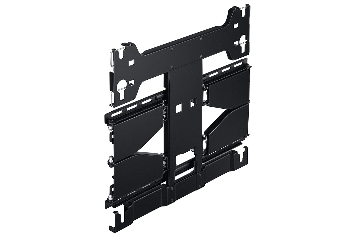 Samsung mount in action demonstrates tilt and swivel for flexible viewing angles.