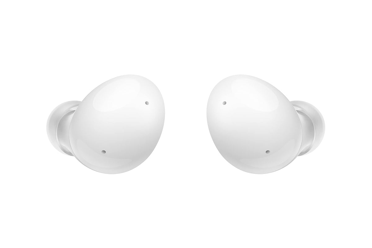 Samsung Galaxy Buds2 compact design for on-the-go listening.