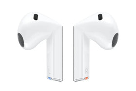 Samsung Galaxy Buds 3 front packaging showing model and clean white finish for premium look