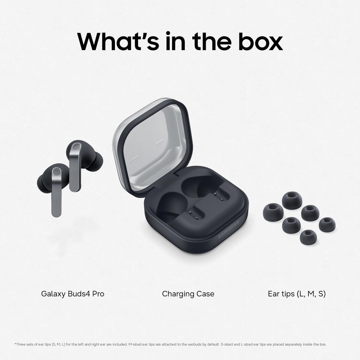 Samsung Galaxy Buds 4 Pro ANC activation with noise reduction for focus.