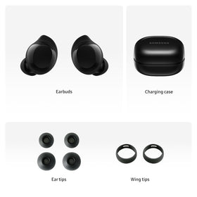 Close-up of Samsung Galaxy Buds Core earbud texture for comfort insight