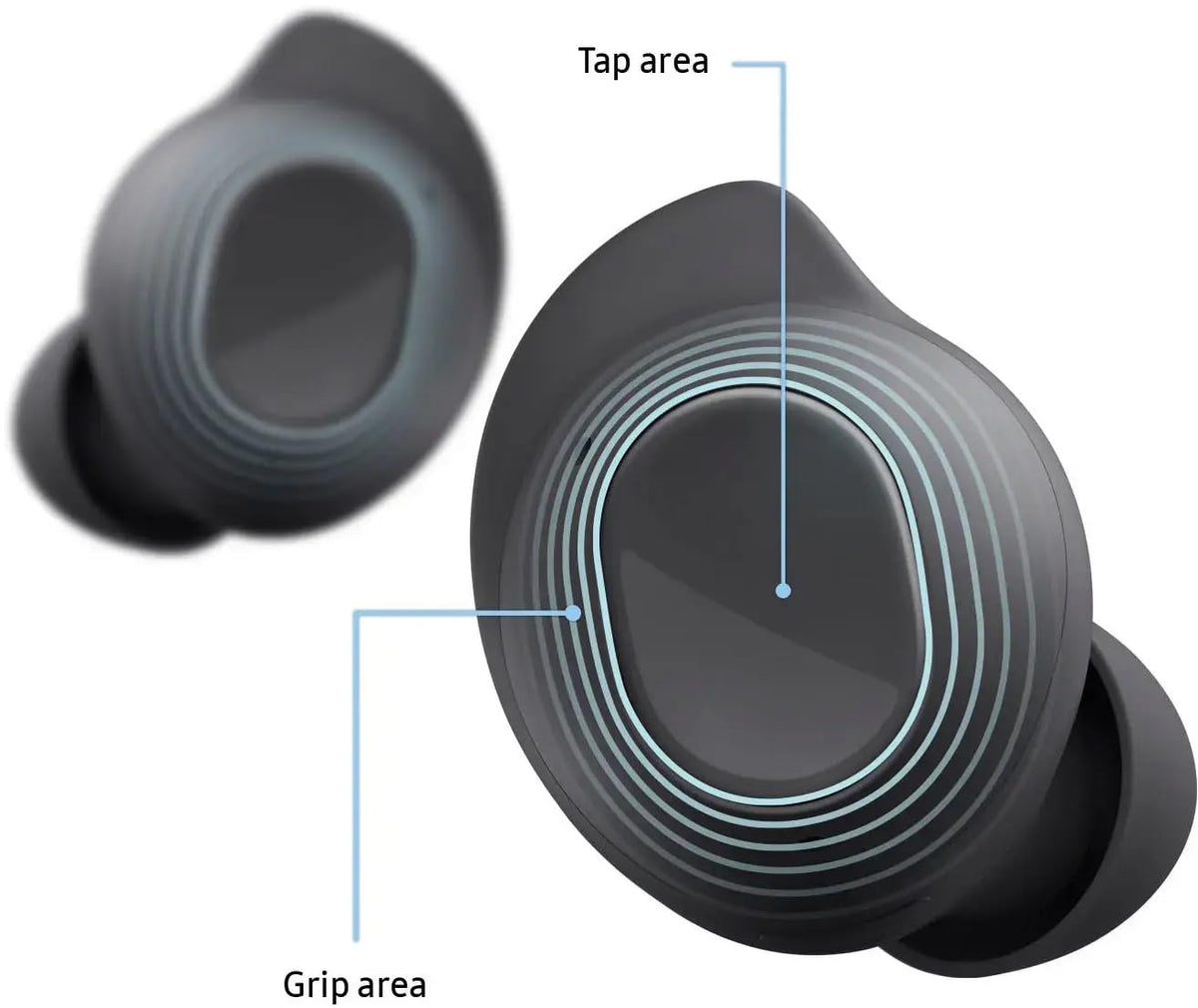 Samsung Galaxy Buds FE worn while jogging showing secure fit benefit
