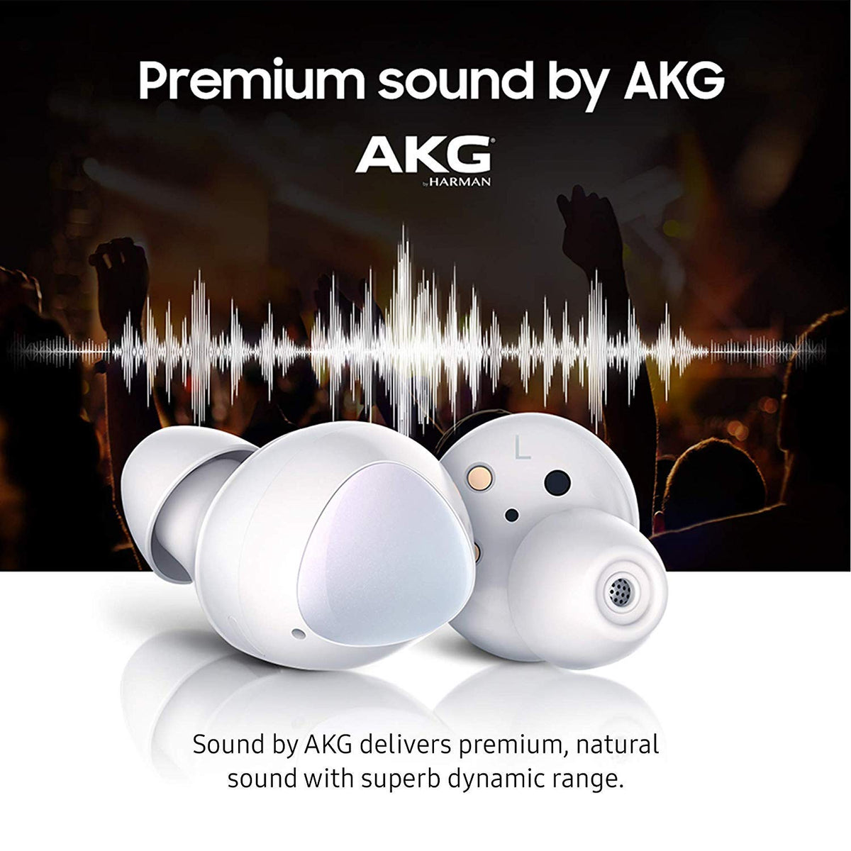 Samsung Galaxy Buds worn in ear during commute, Samsung comfort and secure fit