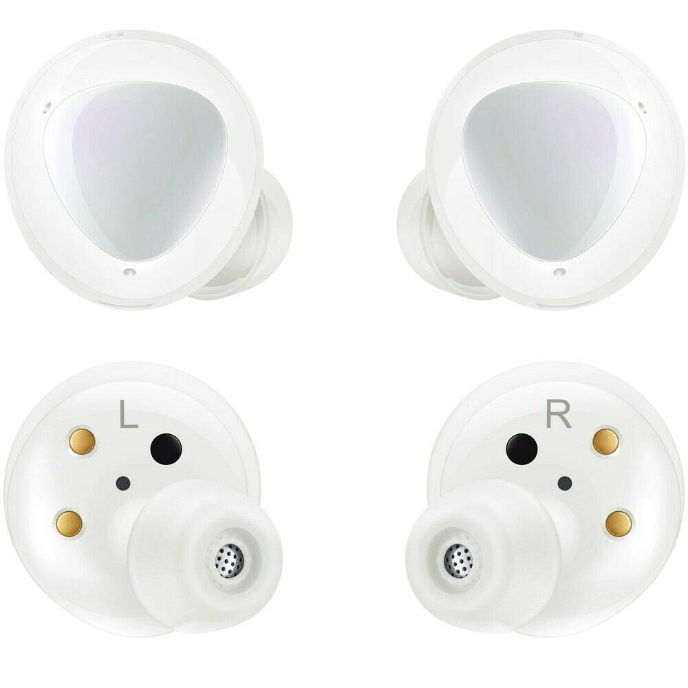 Samsung Galaxy Buds+ renewed white case close-up for daily listening