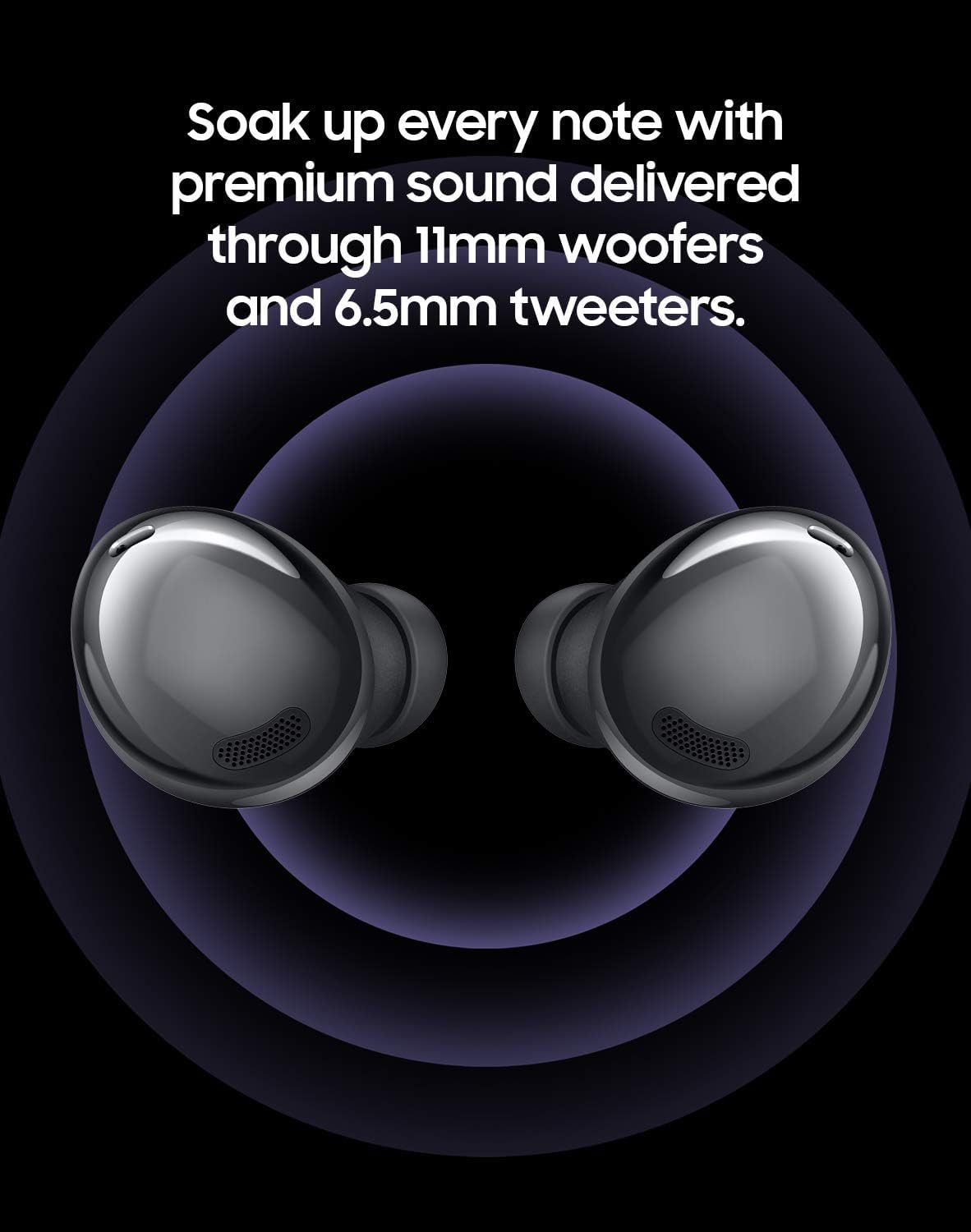 Samsung Galaxy Buds Pro dual-driver sound for rich music