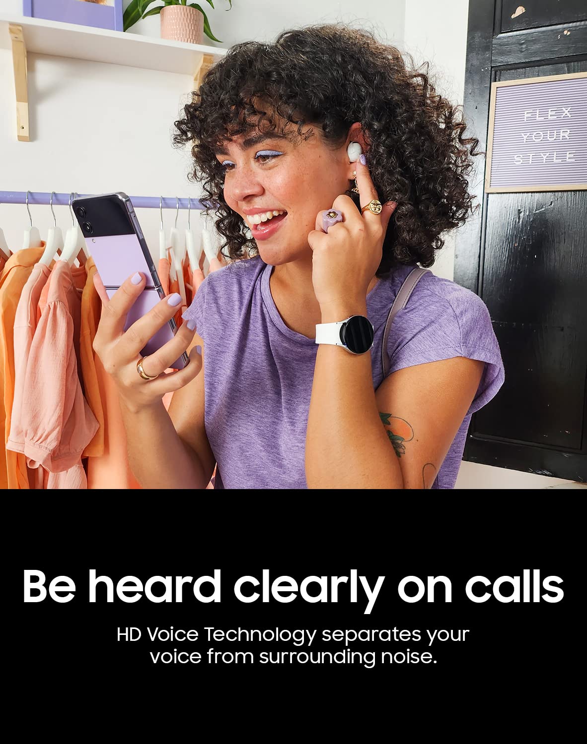 Samsung Galaxy Buds2 Pro HD Voice for clearer calls