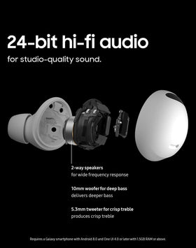 Samsung Galaxy Buds2 Pro delivering hi-fi sound quality