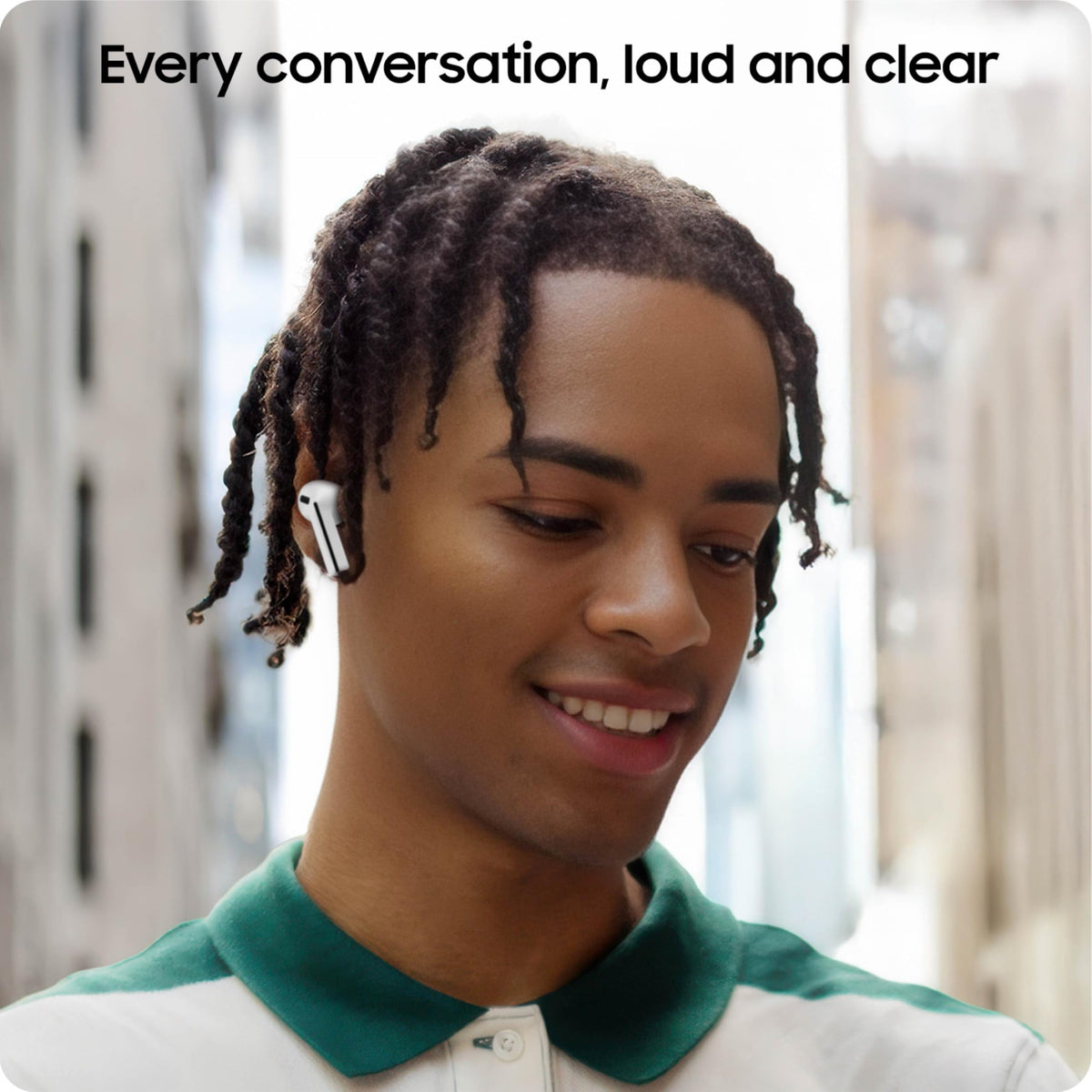 Samsung Galaxy Buds3 FE active noise cancellation for focused listening