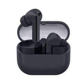 Samsung Galaxy Buds3 FE black earbuds in case for on-the-go charging