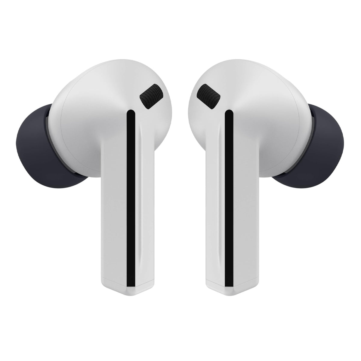 Samsung Galaxy Buds3 FE earbuds front view for immersive daily listening