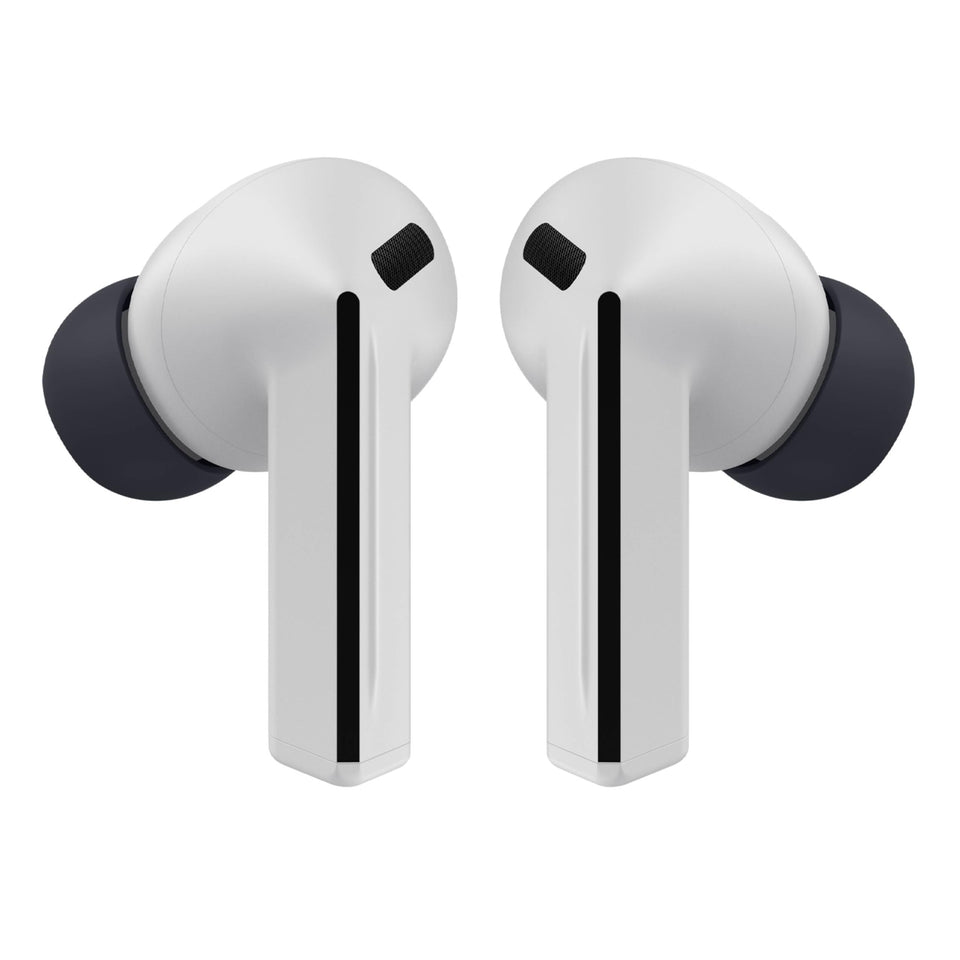 Samsung Galaxy Buds3 FE earbuds front view for immersive daily listening