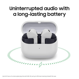 Samsung Galaxy Buds3 FE Gemini hands-free access keeps assistance nearby.