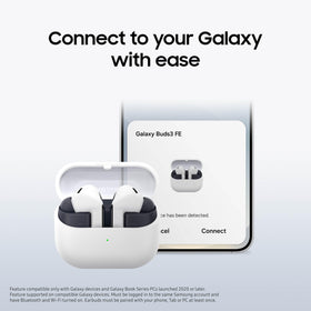 Samsung Galaxy Buds3 FE gesture controls simplify playback and calls.