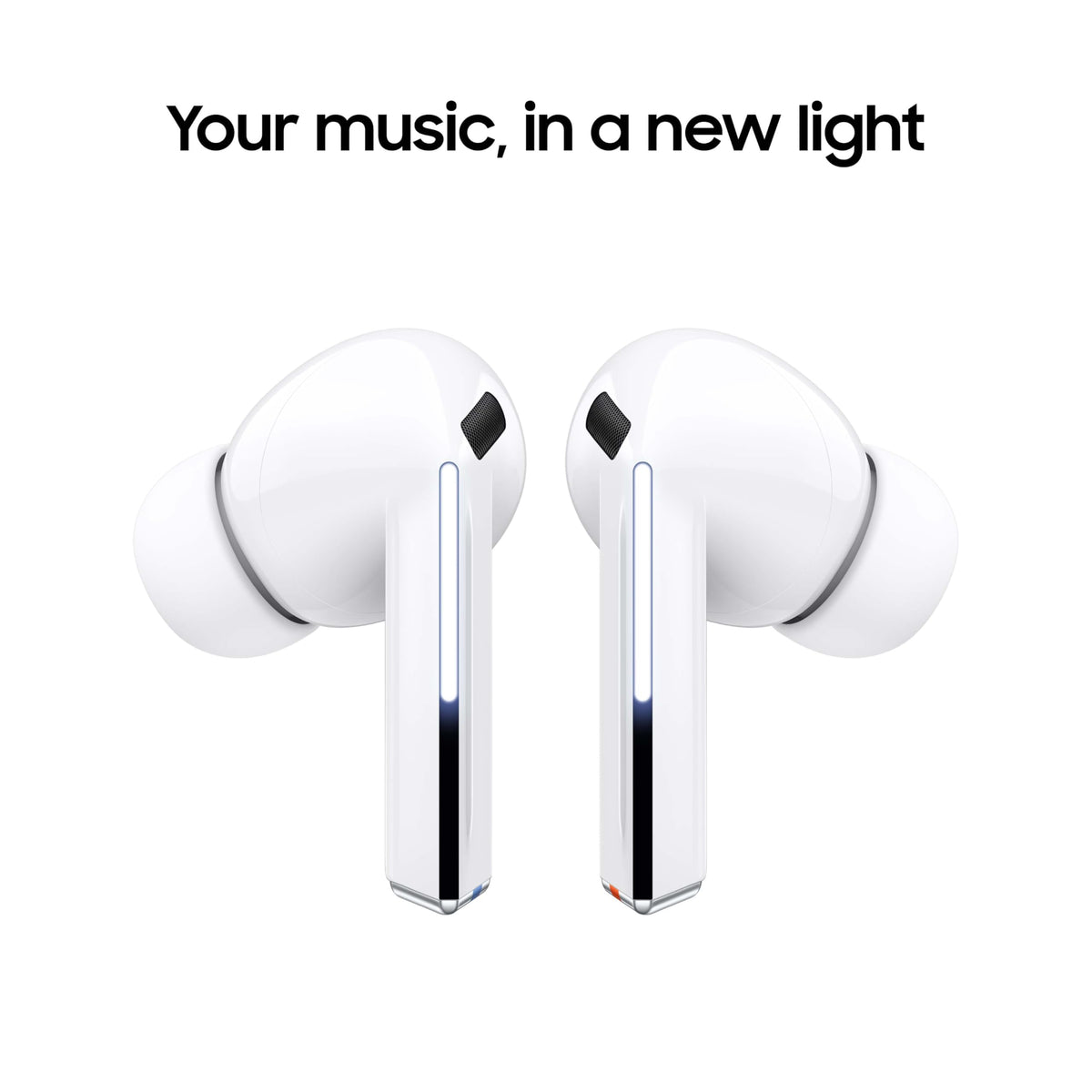 Samsung Galaxy Buds3 Pro touch controls for effortless playback and calls.