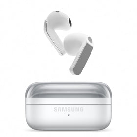 Samsung Galaxy Buds4 case-front view for portable charging during travel.