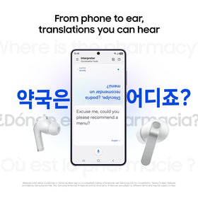 Samsung Galaxy Buds4 Pro intuitive touch controls simplify calls and settings.