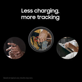 Samsung Galaxy Ring sleep tracker highlights sleep quality insights at night.