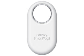 Samsung Galaxy SmartTag2 front white close-up for easy identification