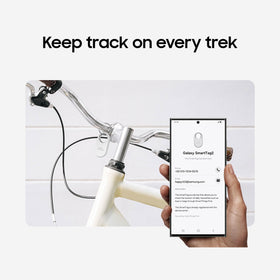 Samsung Galaxy SmartTag2 attached to a wallet for secure tracking