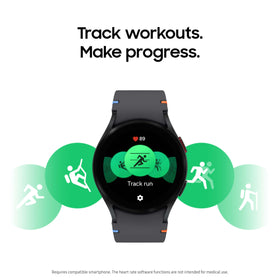 Samsung Galaxy Watch FE heart rate sensor reading during activity