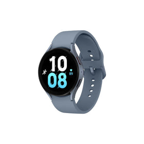 Samsung Galaxy Watch5 44mm front display highlights durable Sapphire Crystal for daily use.
