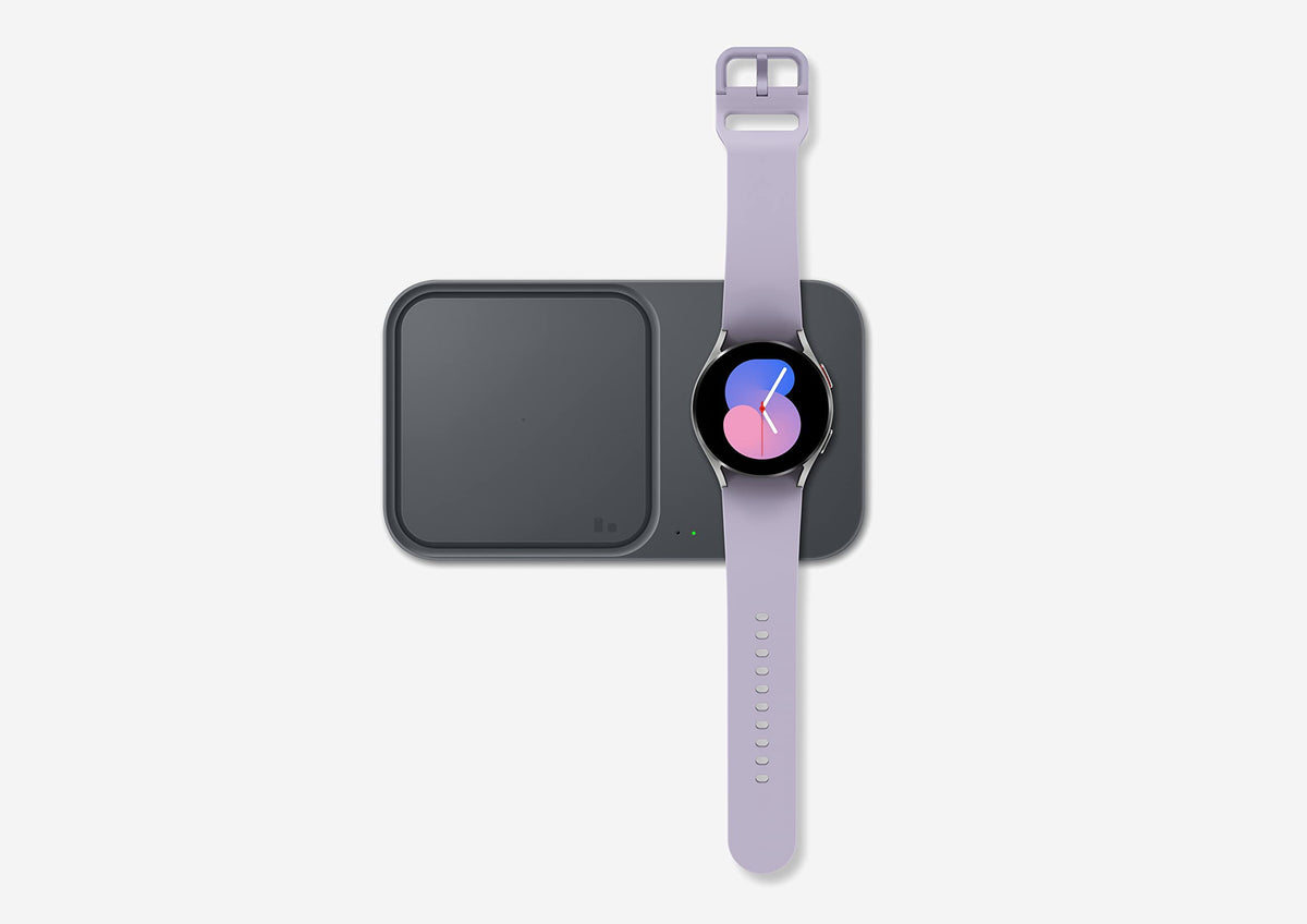 Samsung Galaxy Watch5 blue sapphire glass protecting the screen during workouts