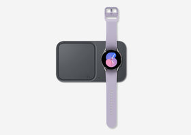 Samsung Galaxy Watch5 blue sapphire glass protecting the screen during workouts