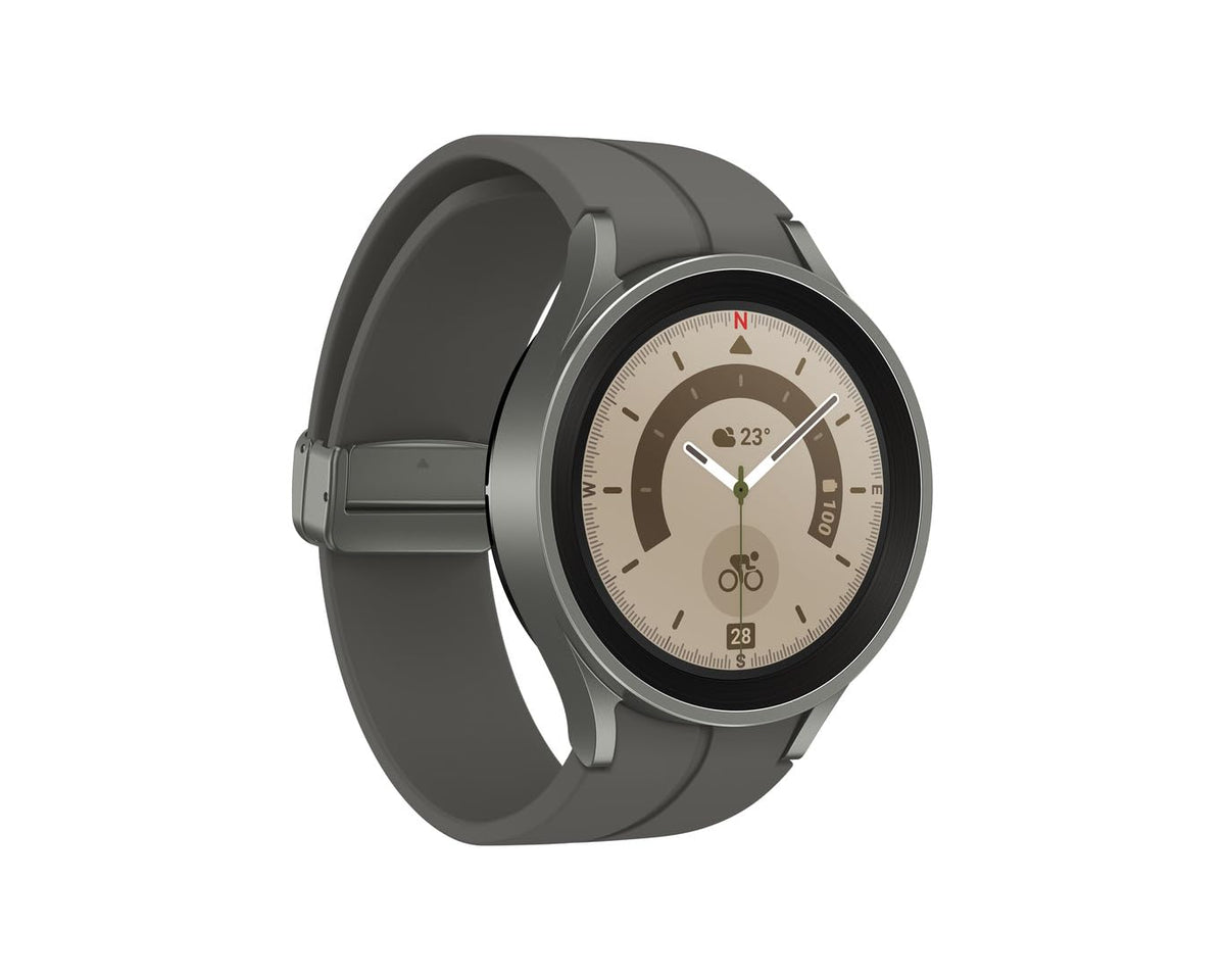 Samsung Galaxy Watch5 Pro interchangeable bands for versatile styling.