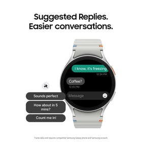 Samsung Galaxy Watch7 Green GPS route tracking during runs or rides.