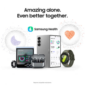 Samsung Galaxy Watch7 Green wellness tips screen offers personalized ideas.