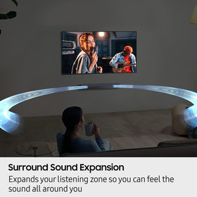 Samsung HW-B400F with one-remote control for simple TV and soundbar operation