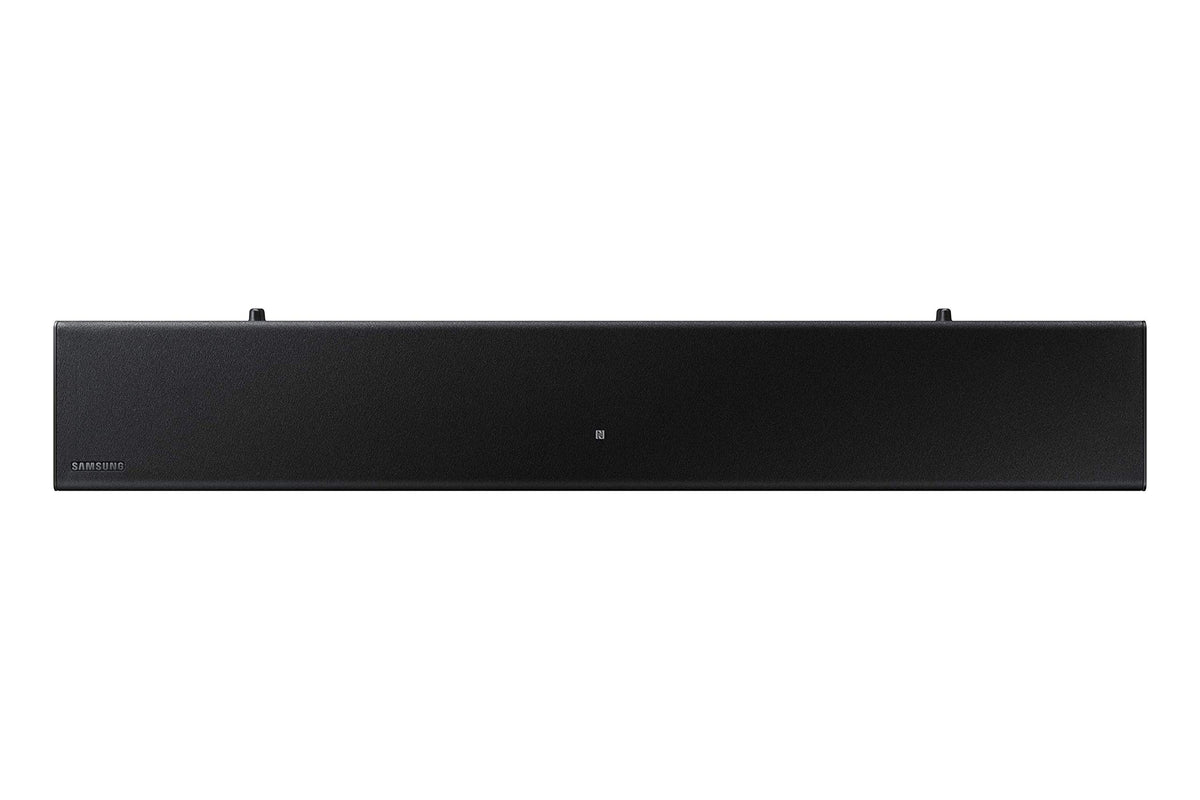 Samsung HW-C400 bass duct illustration emphasizing enhanced low-end sound.
