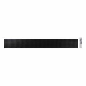 Samsung HW-LST70T outdoor soundbar with built-in subwoofer for immersive backyard listening.