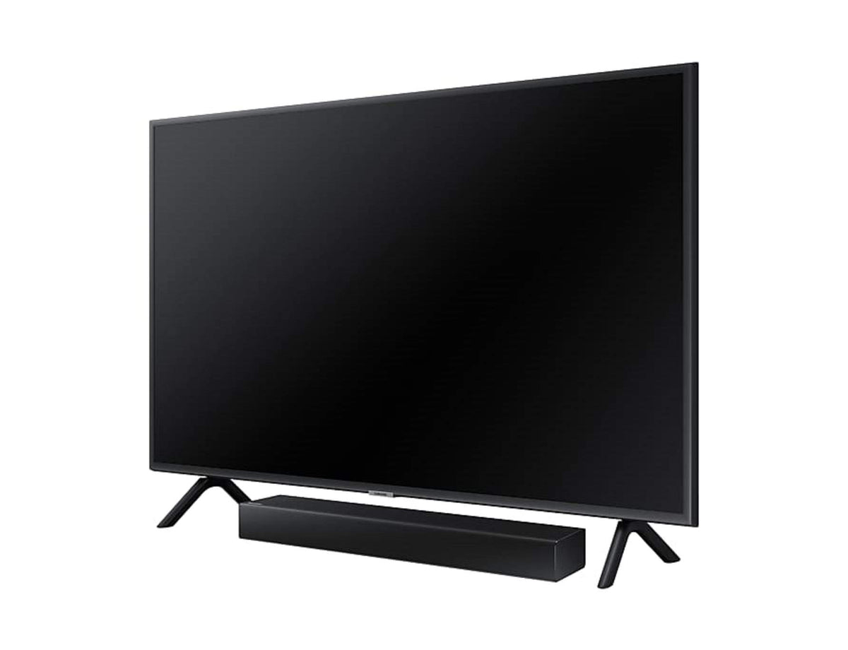 Samsung HW-N300 TV connection depicting simple wireless setup with TV.