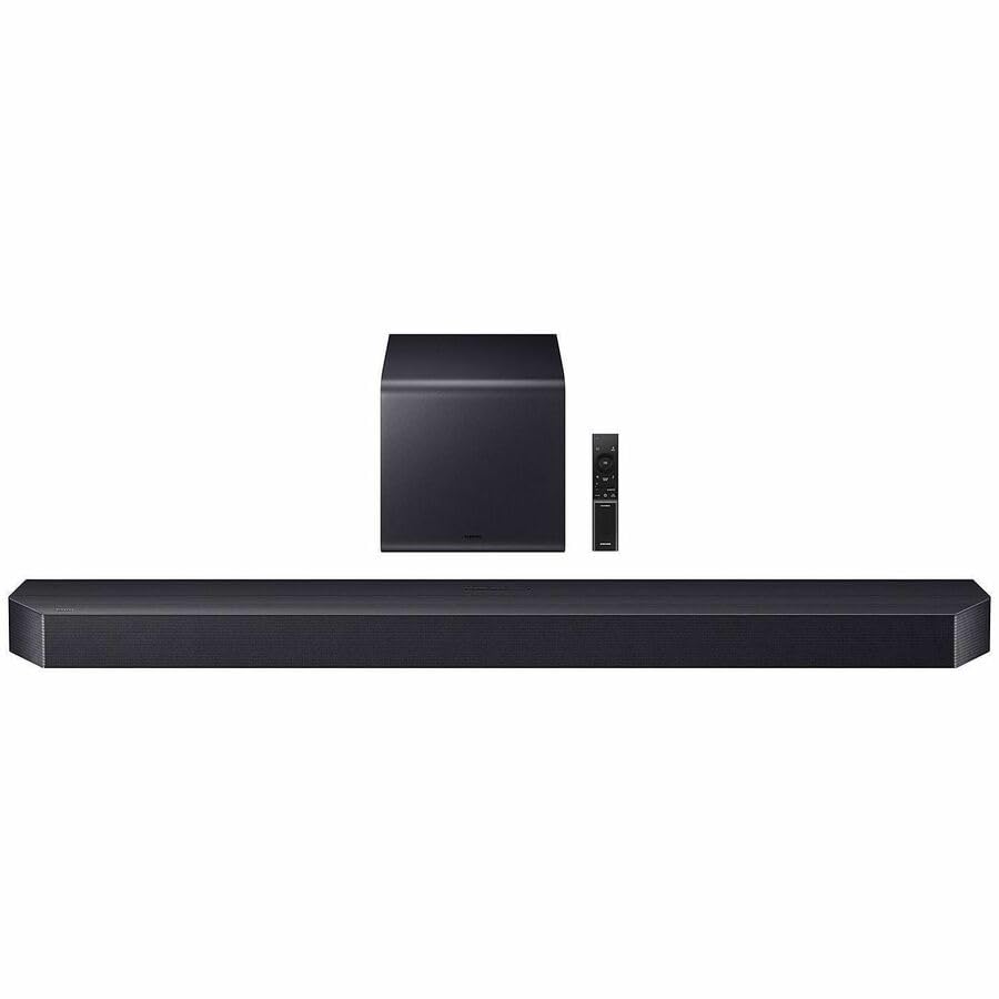 Samsung HW-Q900F Dolby Atmos surround experience for cinematic audio quality.