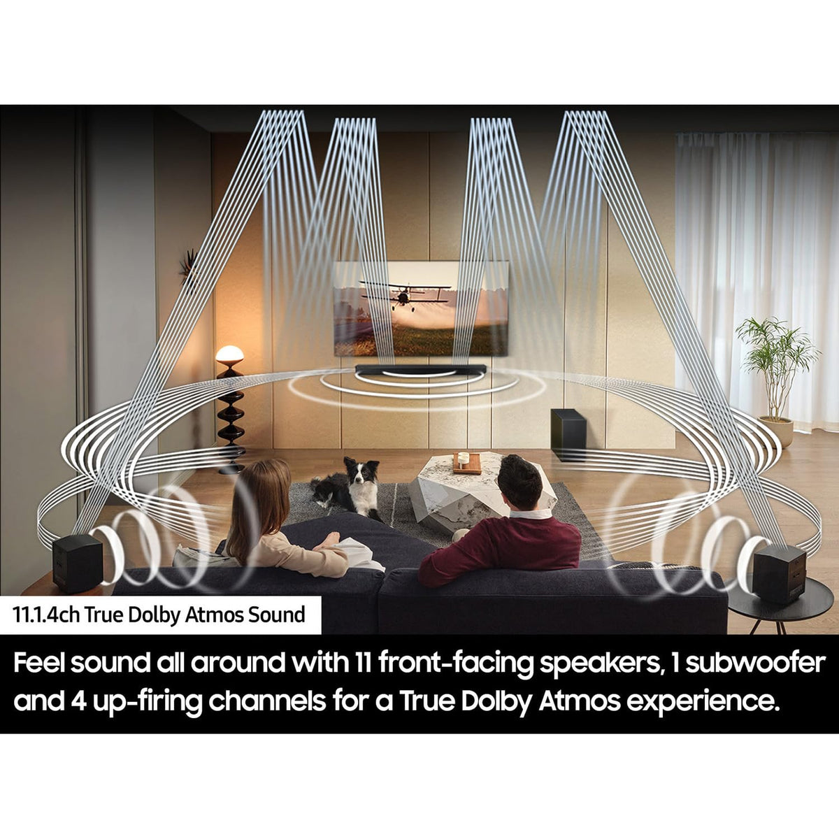 Samsung HW-Q990D wireless Dolby Atmos delivers overhead effects without cables