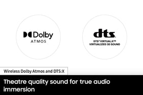 Samsung HW-S800B delivering wireless Dolby Atmos overhead sound