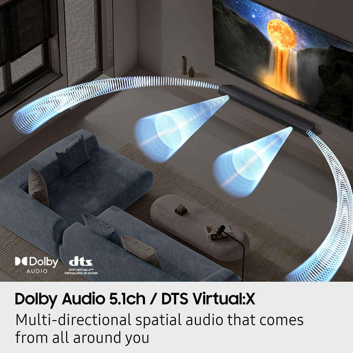 Samsung HW-B750F adaptive sound adjusts to each scene for balanced audio