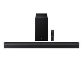 Samsung HW-B750F front view with wireless subwoofer for immersive 5.1-channel sound